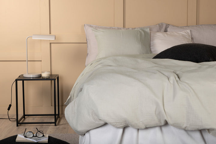 Venture Home Mila Bed Set Cotton gauze - Light Grey / - 150*200