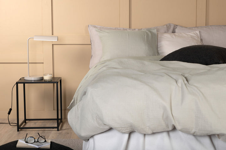 Venture Home Mila Bed Set Cotton gauze - Light Grey / - 150*200