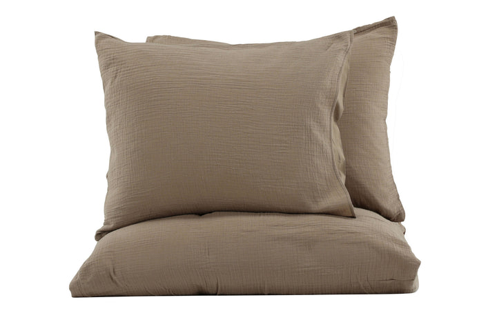 Venture Home Mila Bed Set Cotton gauze - Brown - 240*220