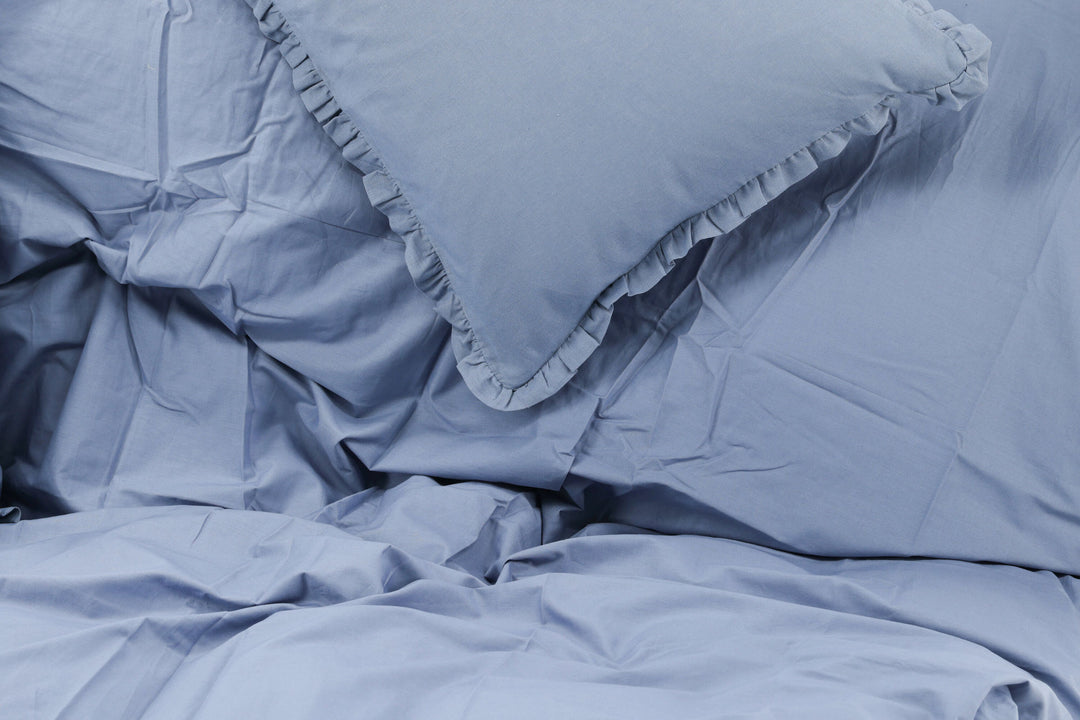 Venture Home Lias Bed Set Cotton/linen - Blue - 150*200