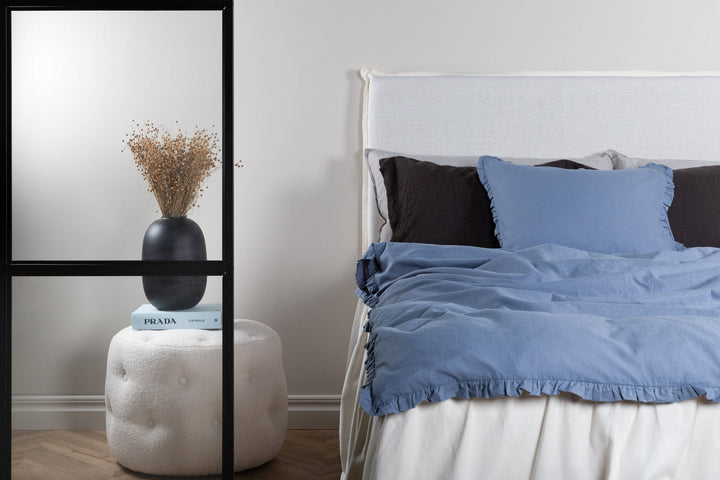 Venture Home Lias Bed Set Cotton/linen - Blue - 150*200