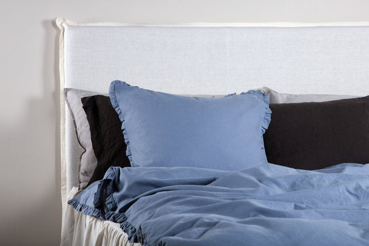 Venture Home Lias Bed Set Cotton/linen - Blue - 150*200