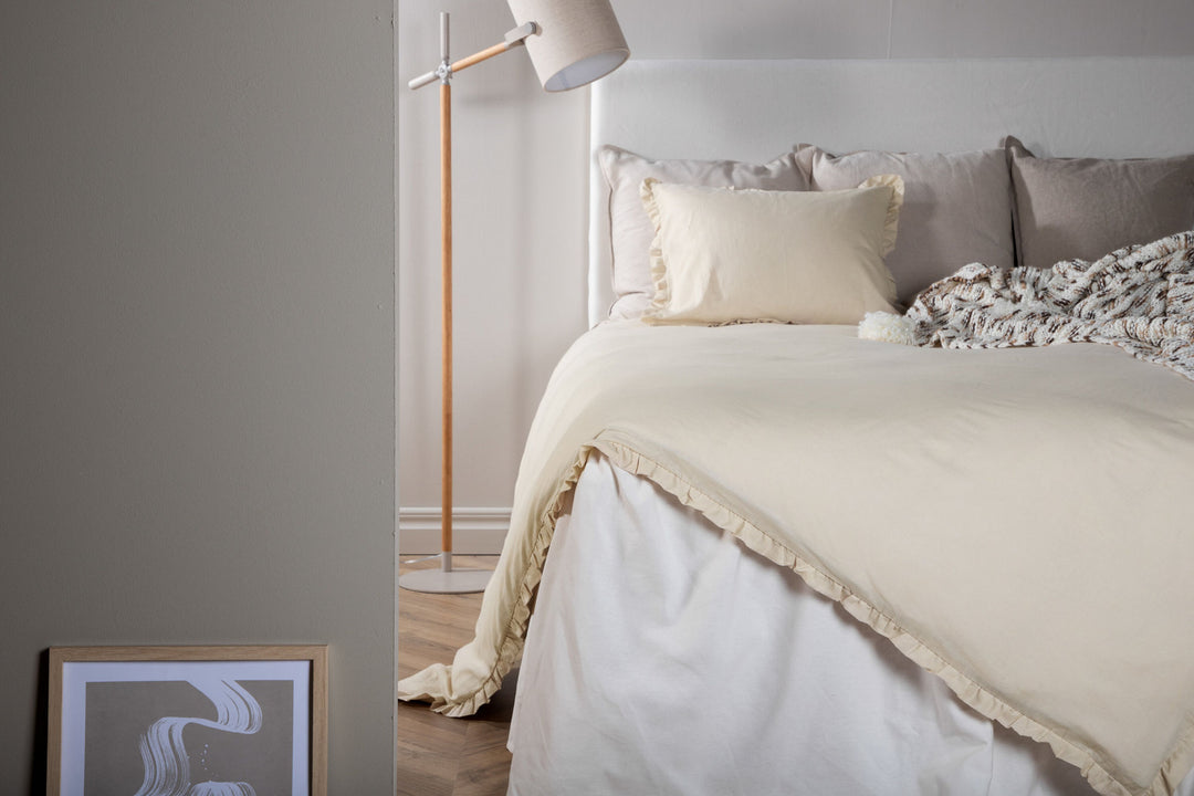 Venture Home Lias Bed Set Cotton/linen - Beige - 150*200