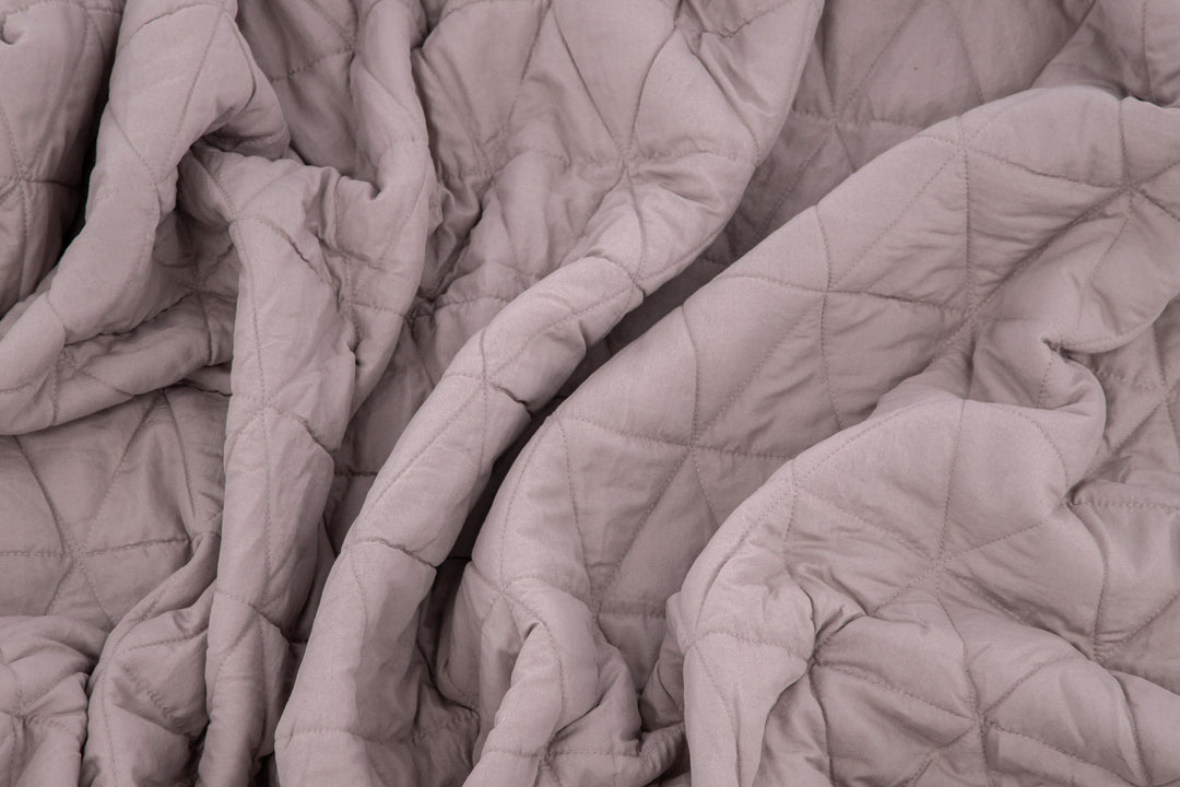 Venture Home Nilla Bedspread Heavy brushed poly cationic/sherpa - Light pink / - 260*180
