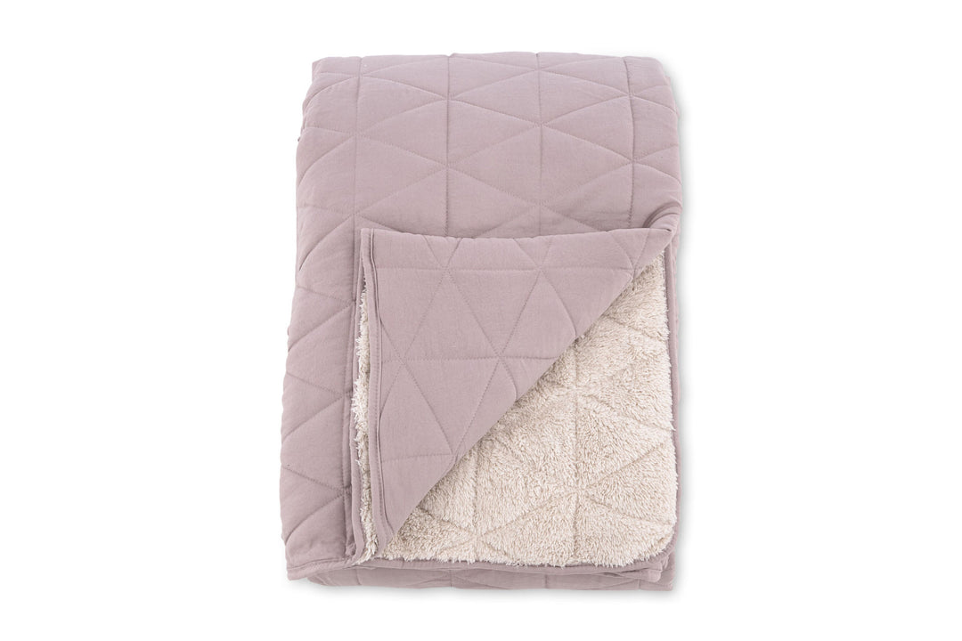 Venture Home Nilla Bedspread Heavy brushed poly cationic/sherpa - Light pink / - 250*150