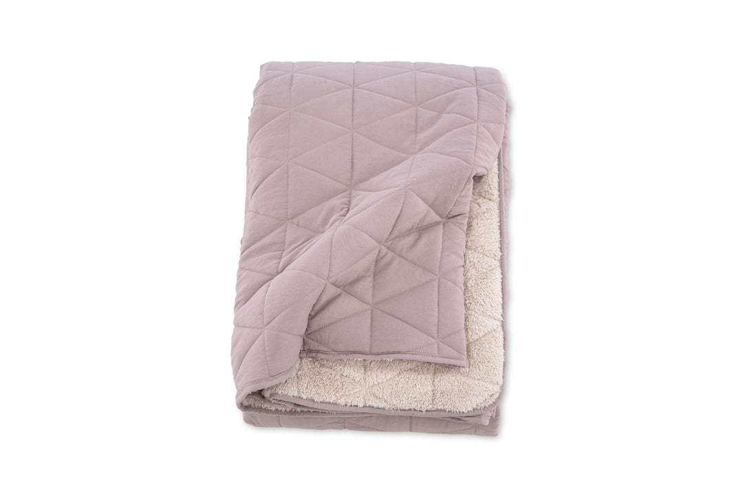 Venture Home Nilla Bedspread Heavy brushed poly cationic/sherpa - Light pink / - 250*150