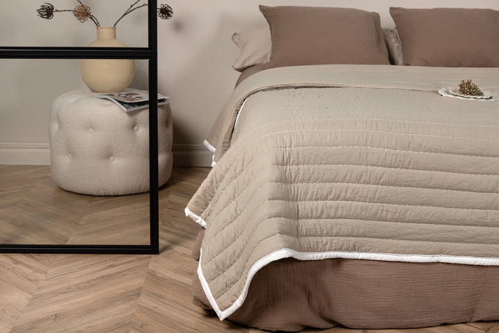 Venture Home Juni Bedspread Microfiber - Beige - 180*260