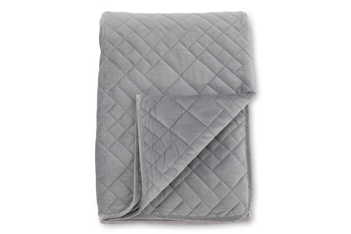 Venture Home Jilly Bedspread Polyester/velvet/microfiber - Light grey / - 260*260
