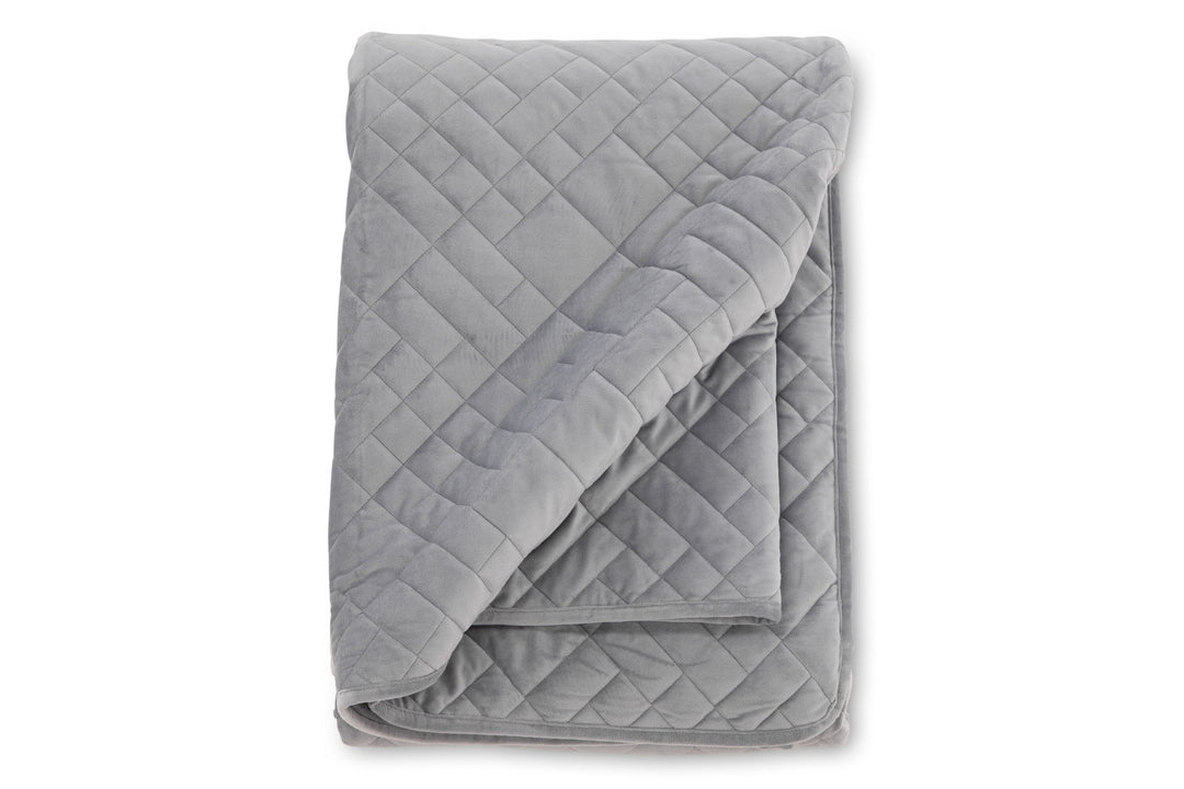 Venture Home Jilly Bedspread Polyester/velvet/microfiber - Light grey / - 260*260