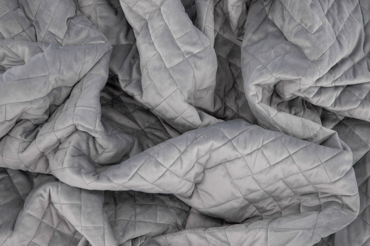 Venture Home Jilly Bedspread Polyester/velvet/microfiber - Light grey / - 260*260