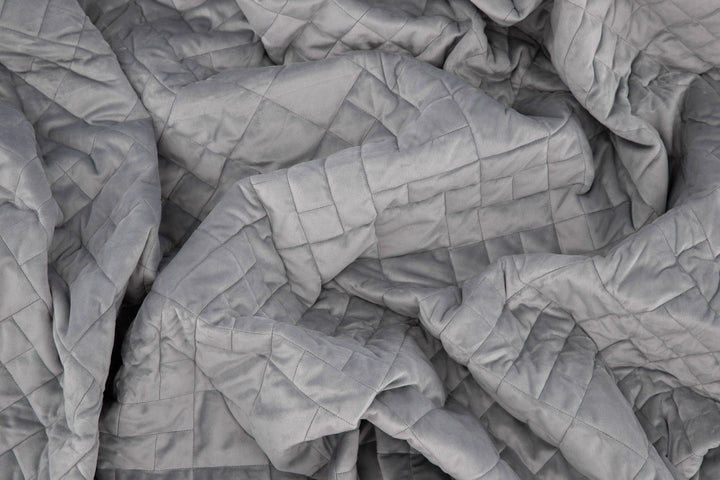 Venture Home Jilly Bedspread Polyester/velvet/microfiber - Light grey / - 260*260