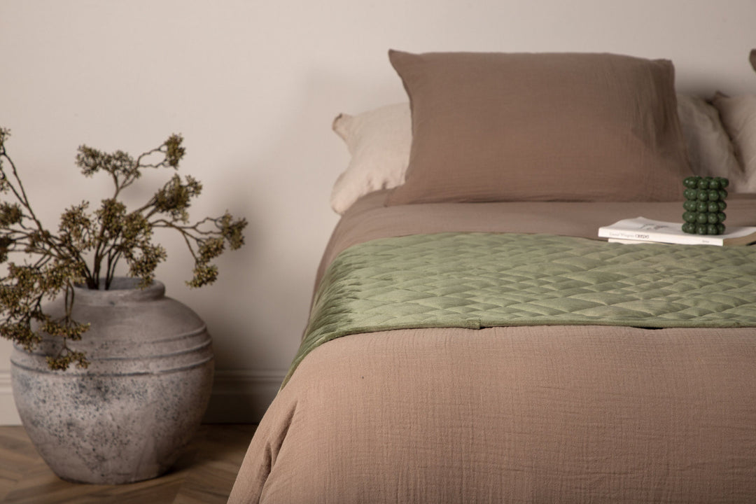 Venture Home Jilly Bedspread Polyester/velvet/microfiber - Green / - 260*80