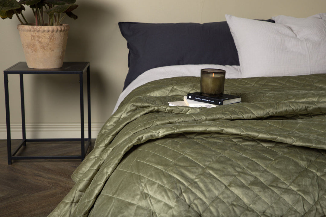 Venture Home Jilly Bedspread Polyester/velvet/microfiber - Green / - 260*260