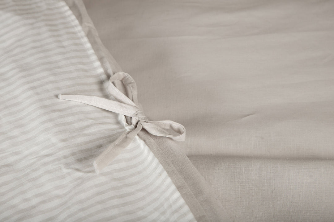 Venture Home Jenna Bed Set Linen/cotton - Light Grey / - 150*200