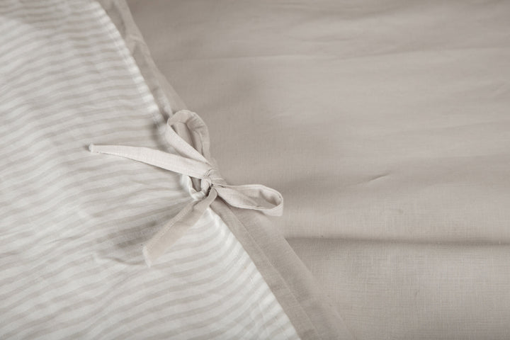 Venture Home Jenna Bed Set Linen/cotton - Light Grey / - 150*200