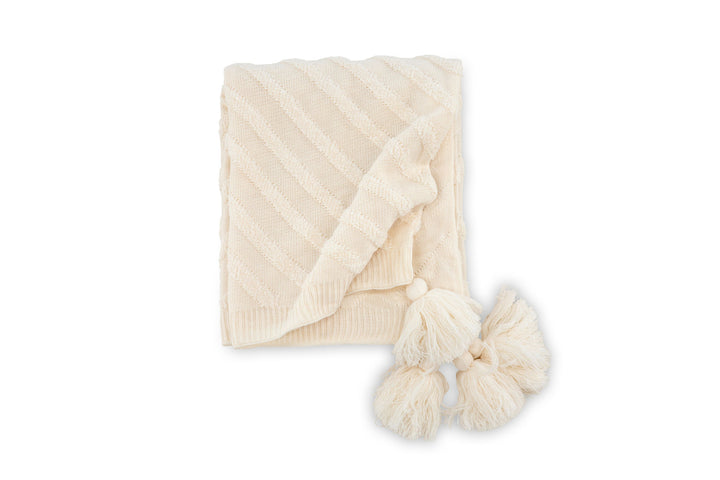 Venture Home Katlyn Throw Acrylic - White / - 130*170