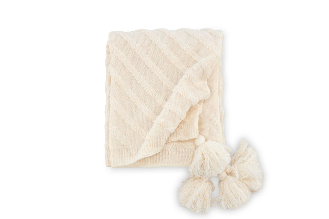 Venture Home Katlyn Throw Acrylic - White / - 130*170