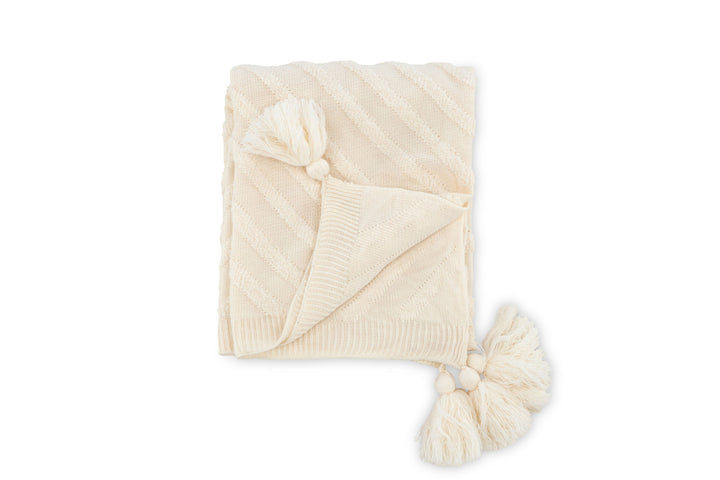 Venture Home Katlyn Throw Acrylic - White / - 130*170
