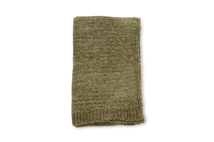 Venture Home Ally Throw Polyester/shiny chenille - Green / - 170*130