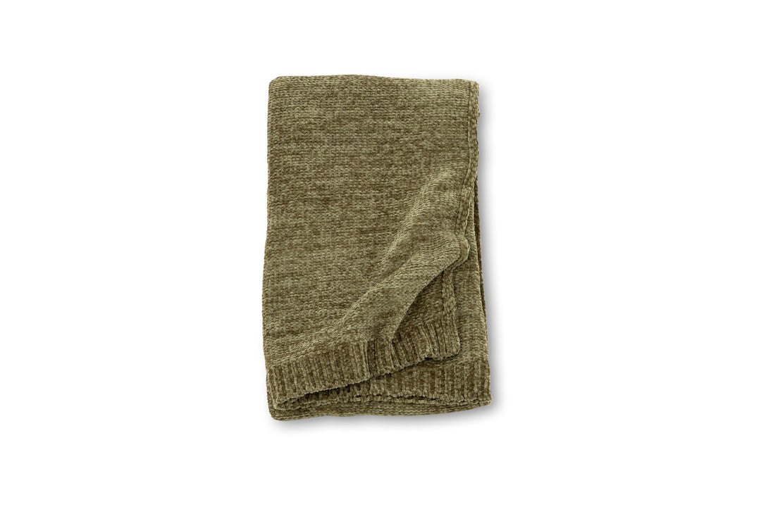 Venture Home Ally Throw Polyester/shiny chenille - Green / - 170*130