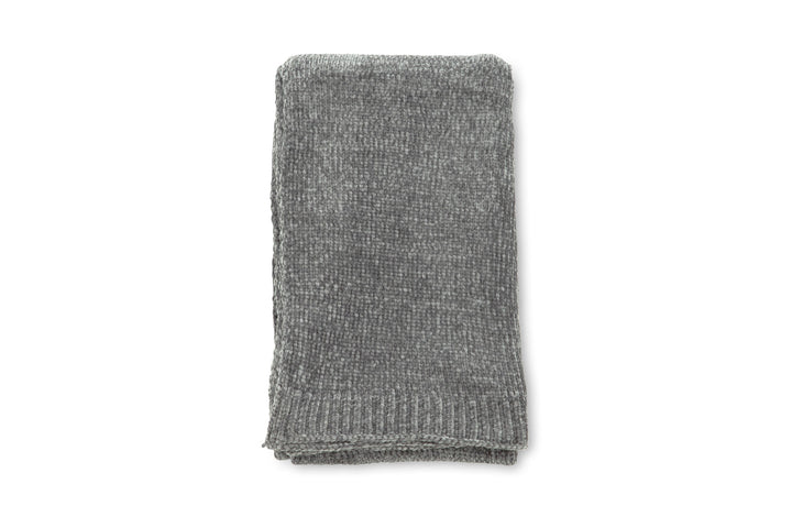 Venture Home Ally Throw Polyester/shiny chenille - Dark grey / - 170*130