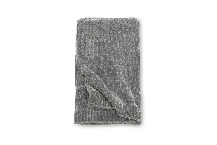 Venture Home Ally Throw Polyester/shiny chenille - Dark grey / - 170*130
