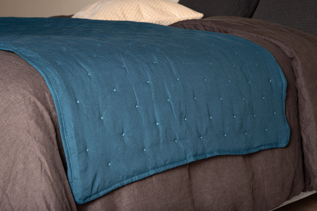 Venture Home Sally Bedspread Microfiber - Blue / - 80*260