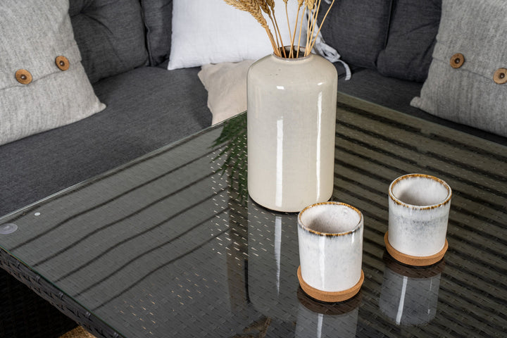 Venture Home Watford Corner sofa - Black/Grey
