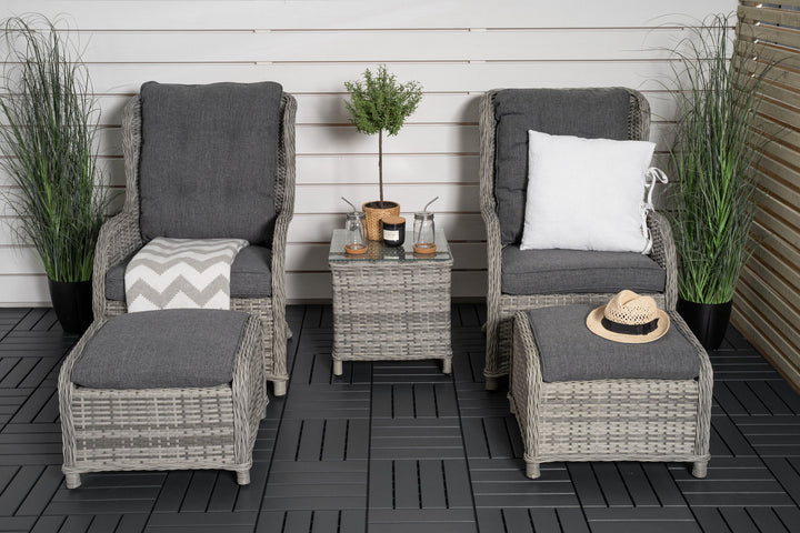 Venture Home Vikelund Lounge set  - Grey/Grey
