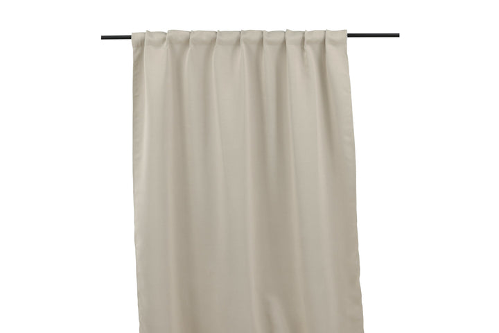 Venture Home Evelyn Curtain Polyester blackout - Beige - 135*290 - Multi tape