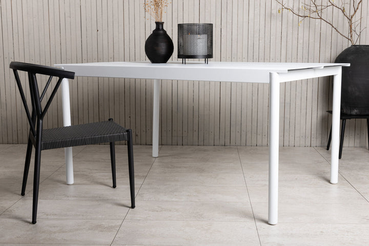 Venture Home Modena - Dining Table- White - Aluminium - 150*100cm