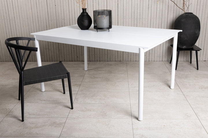 Venture Home Modena - Dining Table- White - Aluminium - 150*100cm