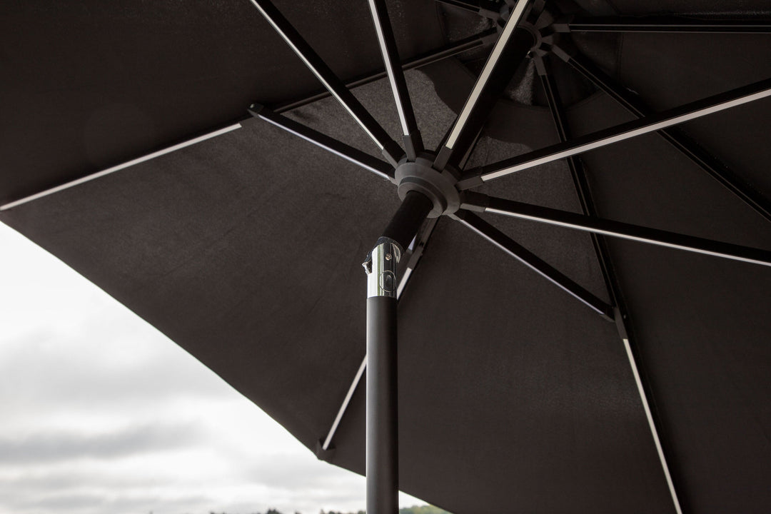 Venture Home Sabal - Umbrella with LED- Black - - 270cm
