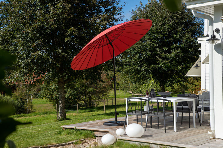 Venture Home Palmetto - Umbrella w. tilt- Red - - 270cm