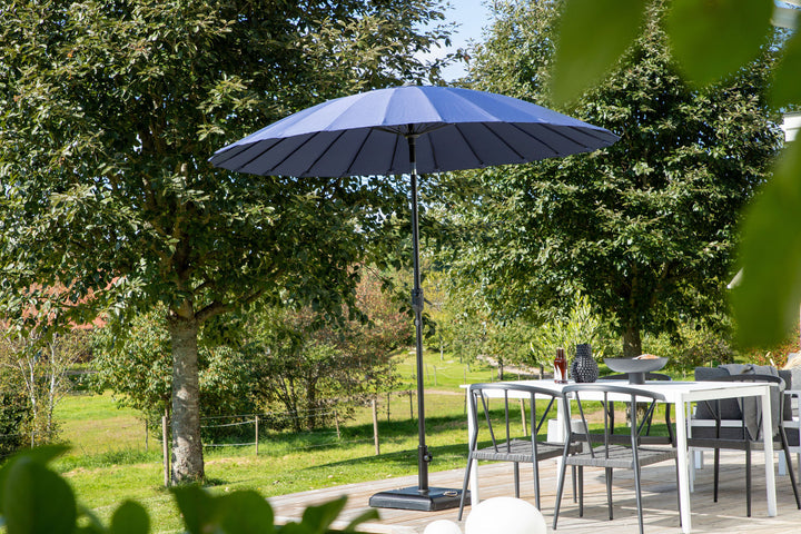 Venture Home Palmetto - Umbrella w. tilt- Blue - - 270cm