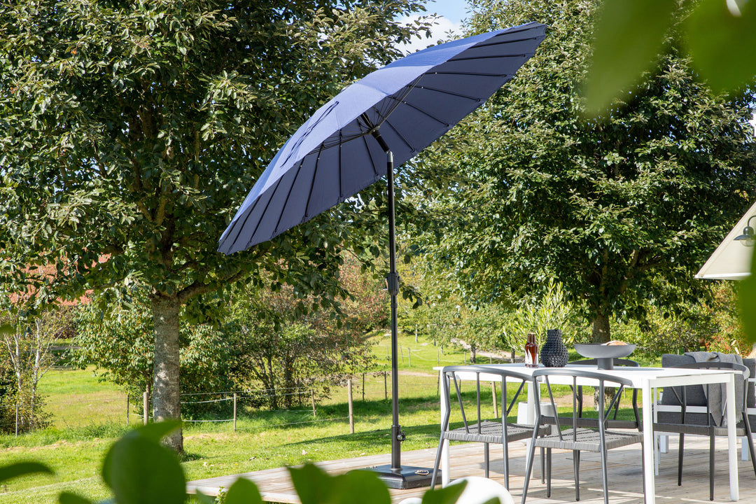 Venture Home Palmetto - Umbrella w. tilt- Blue - - 270cm