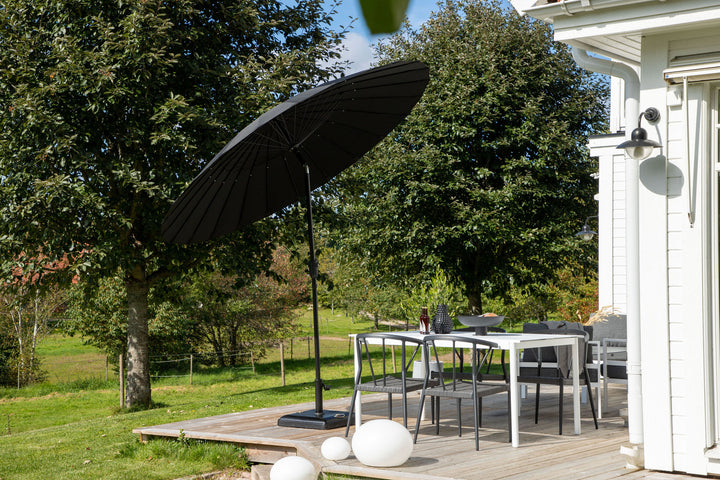 Venture Home Palmetto - Umbrella w. tilt- Black - - 270cm