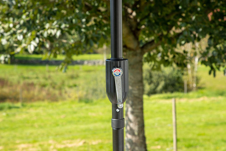 Venture Home Palmetto - Umbrella w. tilt- Black - - 270cm