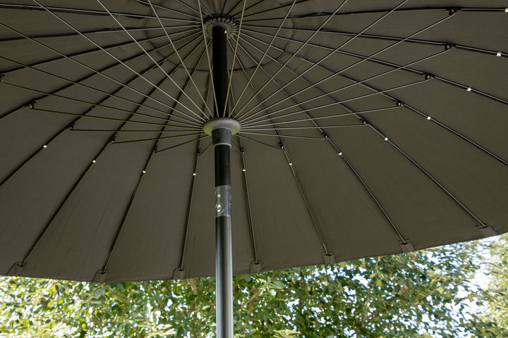 Venture Home Palmetto - Umbrella w. tilt- Black - - 270cm