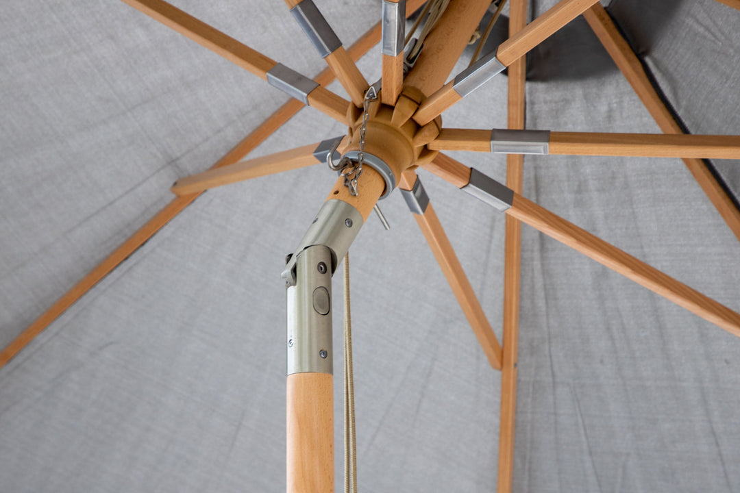 Venture Home Nypo - Umbrella w. tilt- Grey - - 330cm