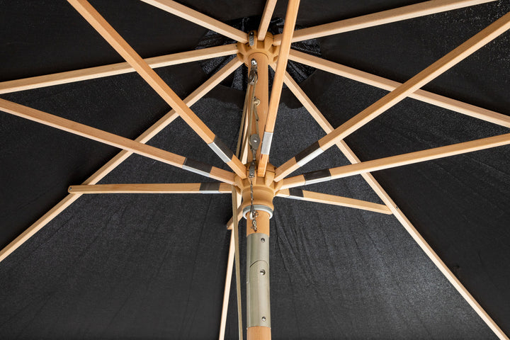 Venture Home Nypo - Umbrella w. tilt- Black - - 330cm