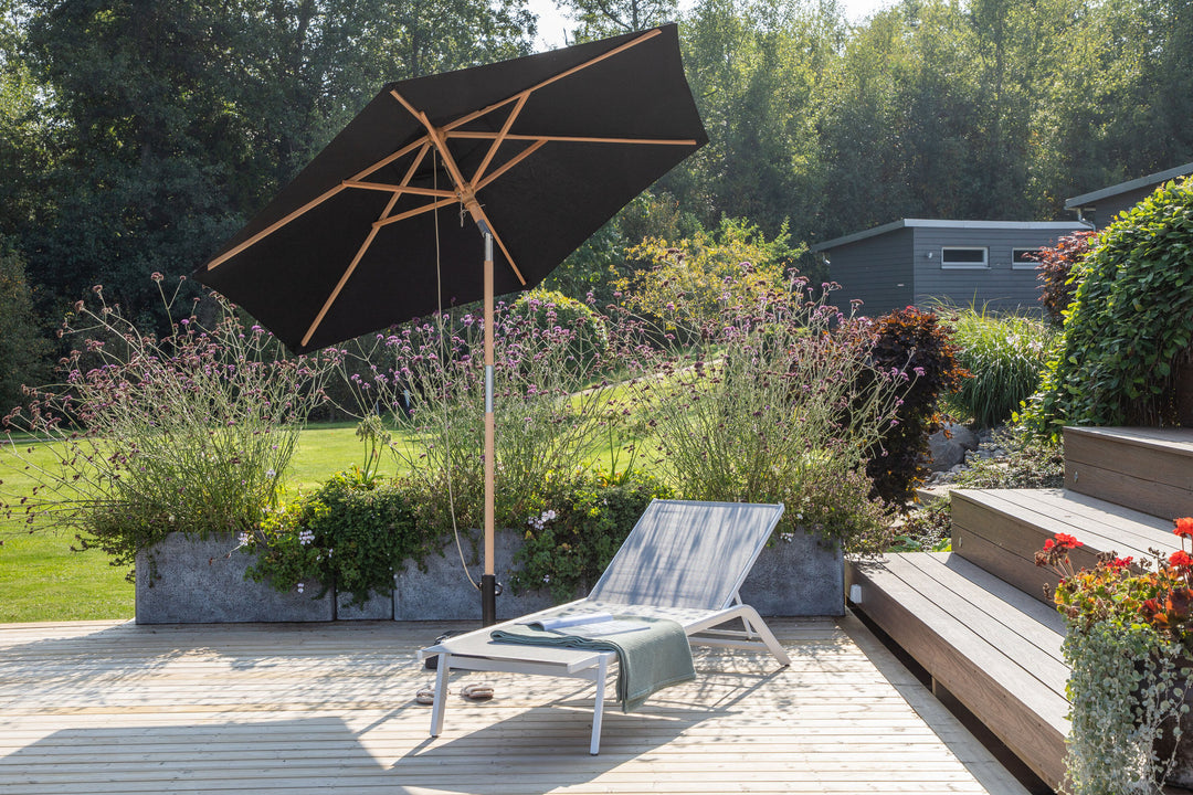 Venture Home Corypho - Umbrella w. tilt- Black - - 250cm