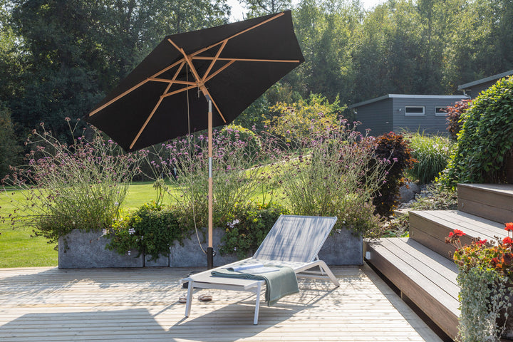 Venture Home Corypho - Umbrella w. tilt- Black - - 250cm