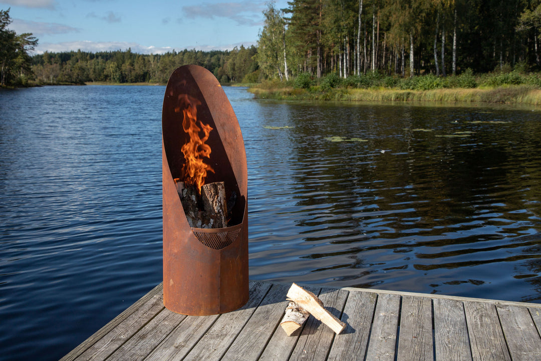 Venture Home Bastian - Fire Basket Lipstick- Rusty Orange - -