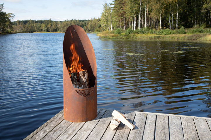 Venture Home Bastian - Fire Basket Lipstick- Rusty Orange - -