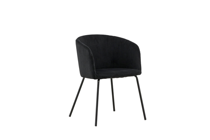 Venture Home Berit Dining Chair - Black / Black