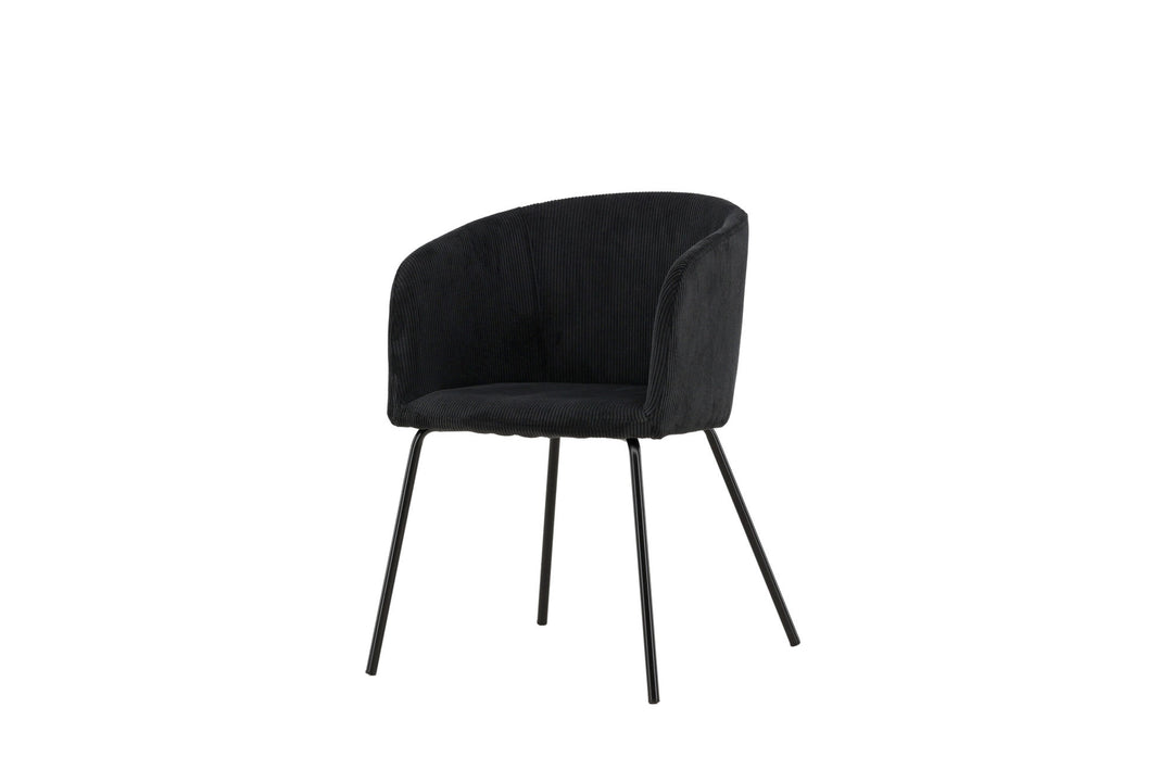 Venture Home Berit Dining Chair - Black / Black
