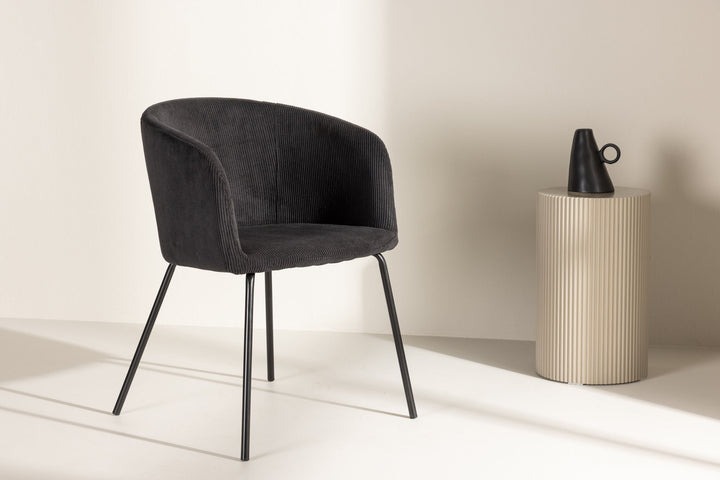 Venture Home Berit Dining Chair - Black / Black