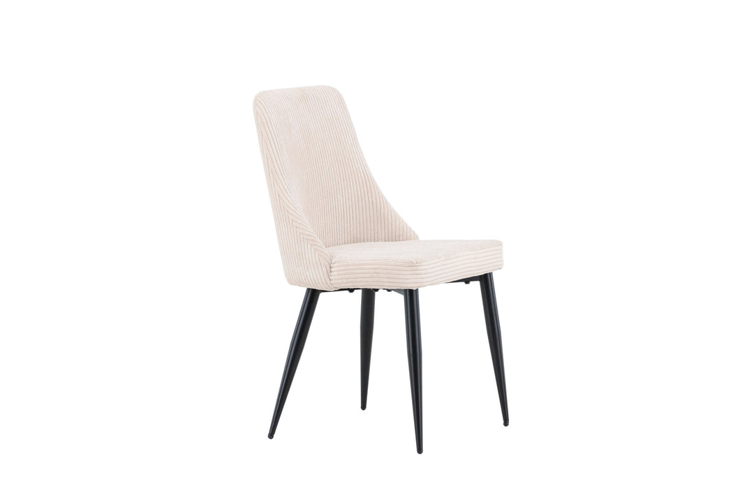 Venture Home Leone Dining Chair 2-pack - Black / Beige / FSC 100%