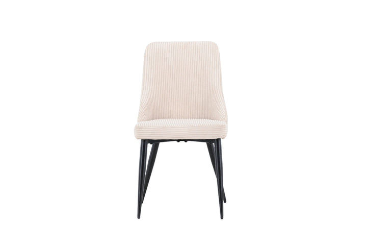 Venture Home Leone Dining Chair 2-pack - Black / Beige / FSC 100%